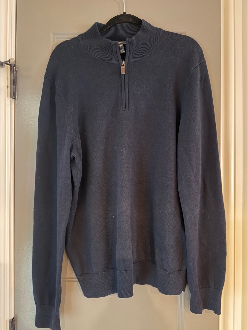 Jos. A. Bank Men's Navy Half-Zip Sweater Size Large